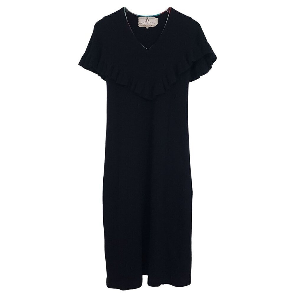 Vintage Frederika Jean Spark Maxi Dress Lambswool Angora Knit Womens Size Small